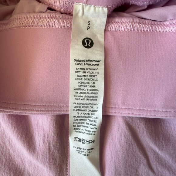 NWT Lululemon High-Rise Relaxed-Fit Shorts 4” Vitapink Size S - Picture 5 of 7